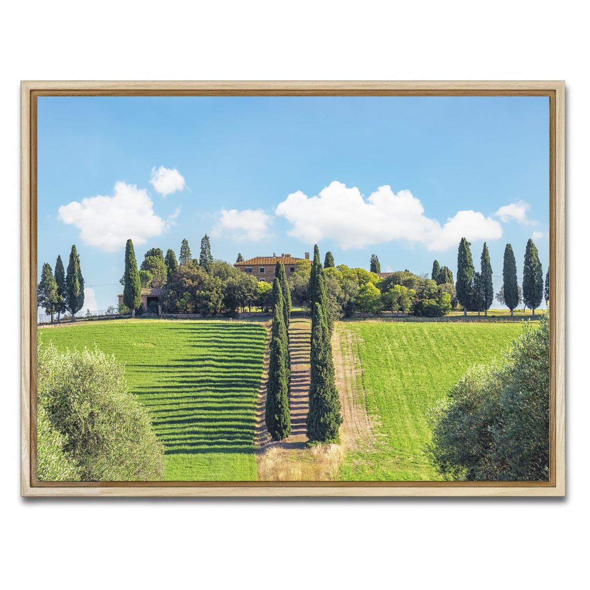 AUTO-MOCKUP WHITE | Tuscany | 1 Piece | Natural Framed Canvas | group=4x3