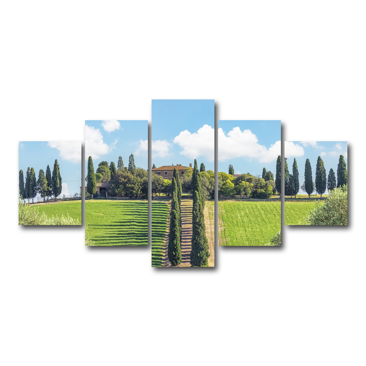 AUTO-MOCKUP WHITE | Tuscany | 5 Piece | Gallery Wrap Canvas | group=5_short