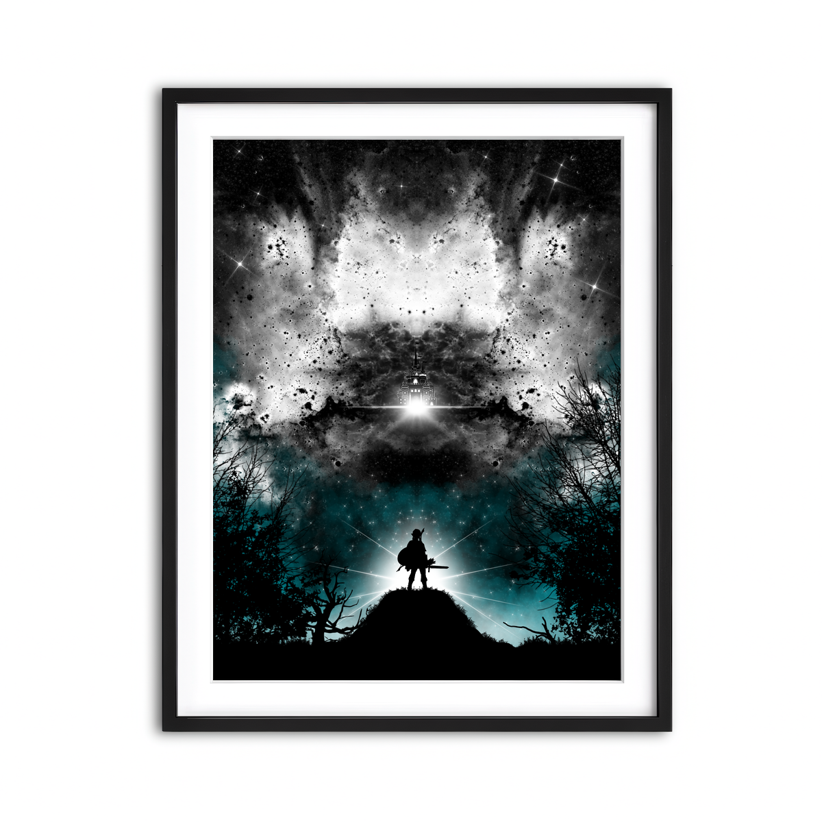Framed Print 3x4 Black