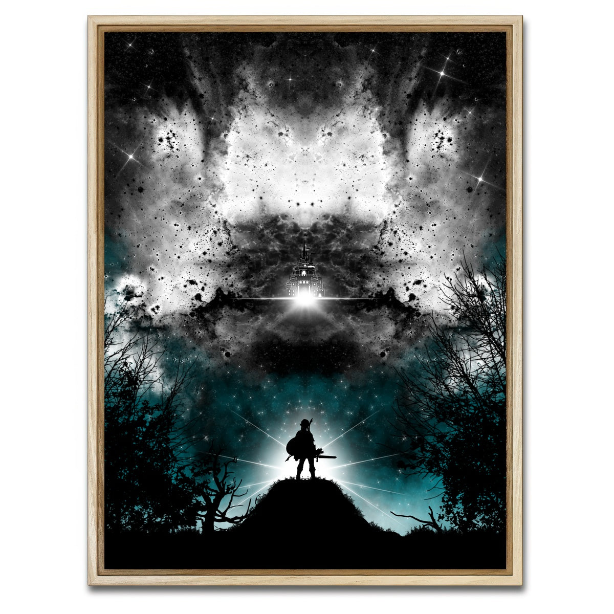 AUTO-MOCKUP WHITE | Twilight Princess | 1 Piece | Natural Framed Canvas | group=3x4