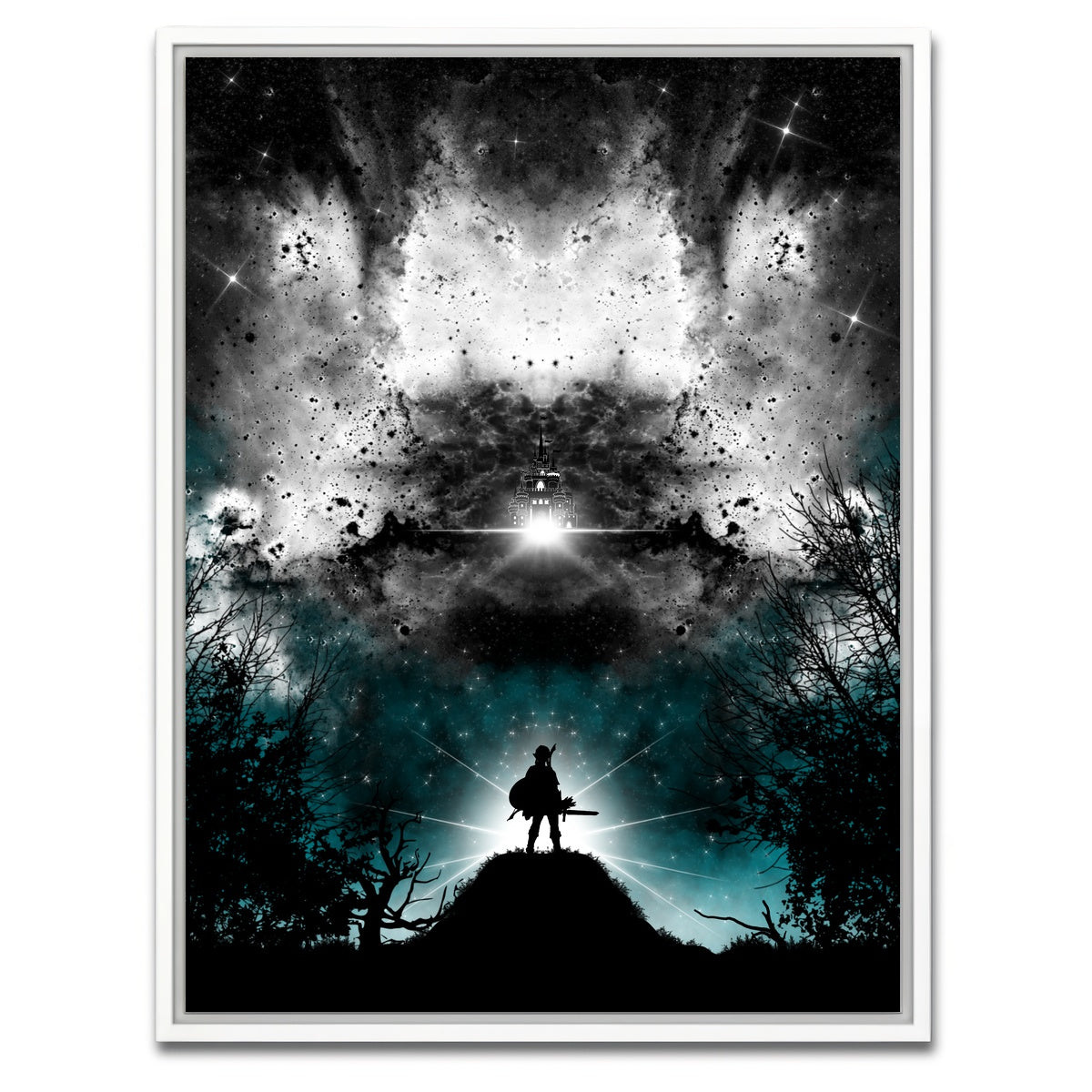 AUTO-MOCKUP WHITE | Twilight Princess | 1 Piece | White Framed Canvas | group=3x4