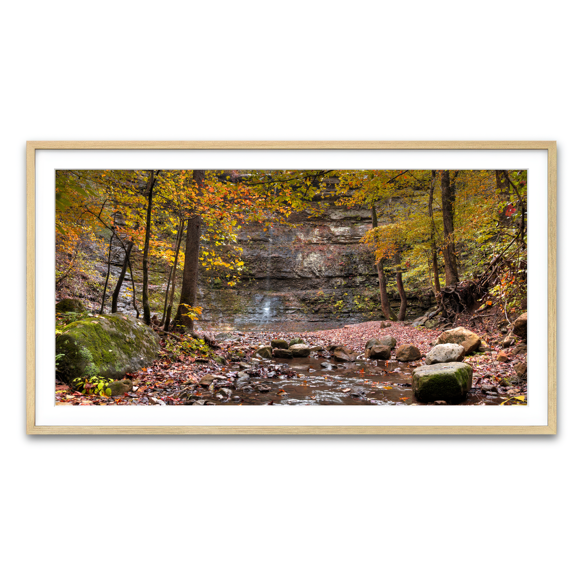 Framed Print 2x1 Natural