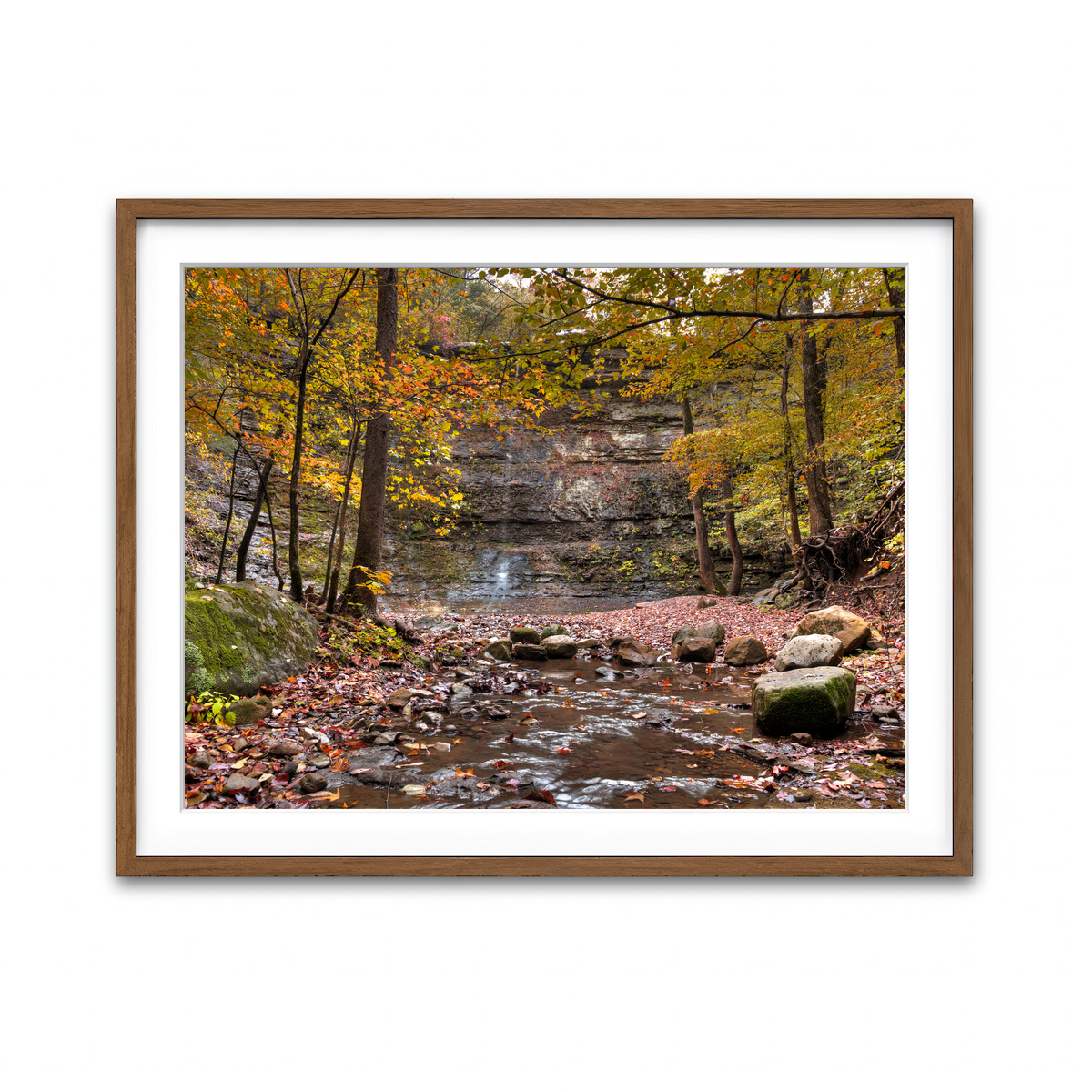 Framed Print 4x3 Walnut