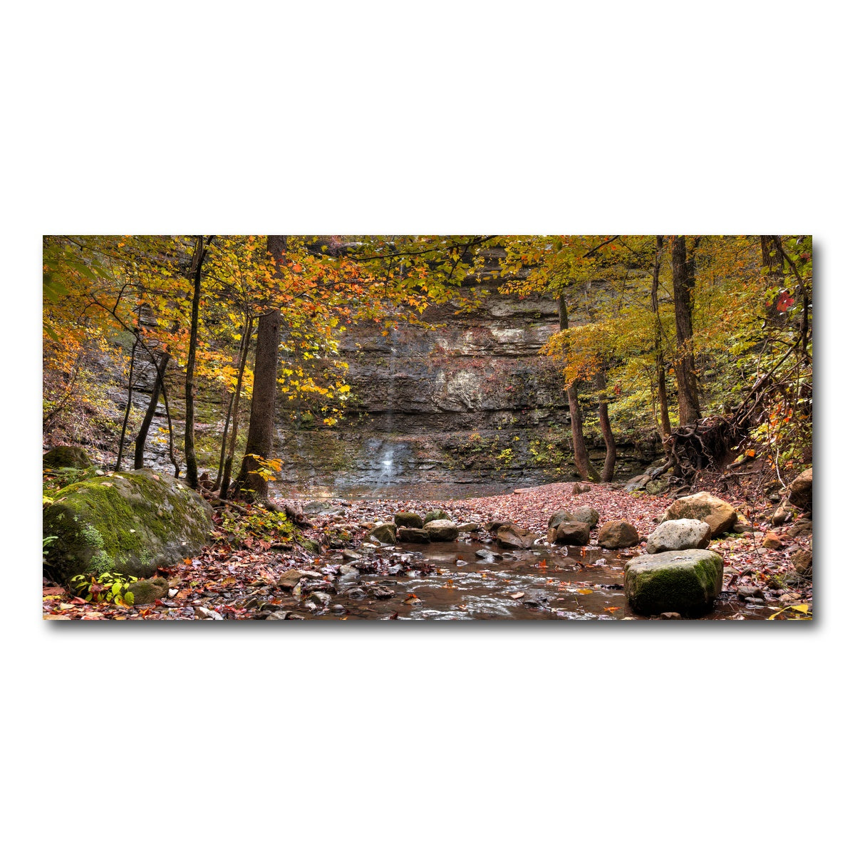 AUTO-MOCKUP WHITE | Twin Falls Autumn | 1 Piece | Gallery Wrap Canvas | group=2x1