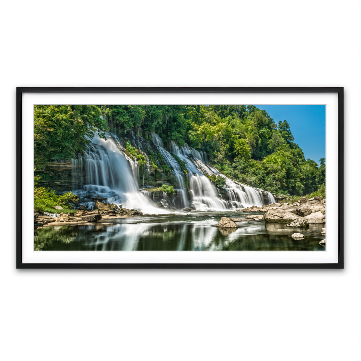 Framed Print 2x1 Black