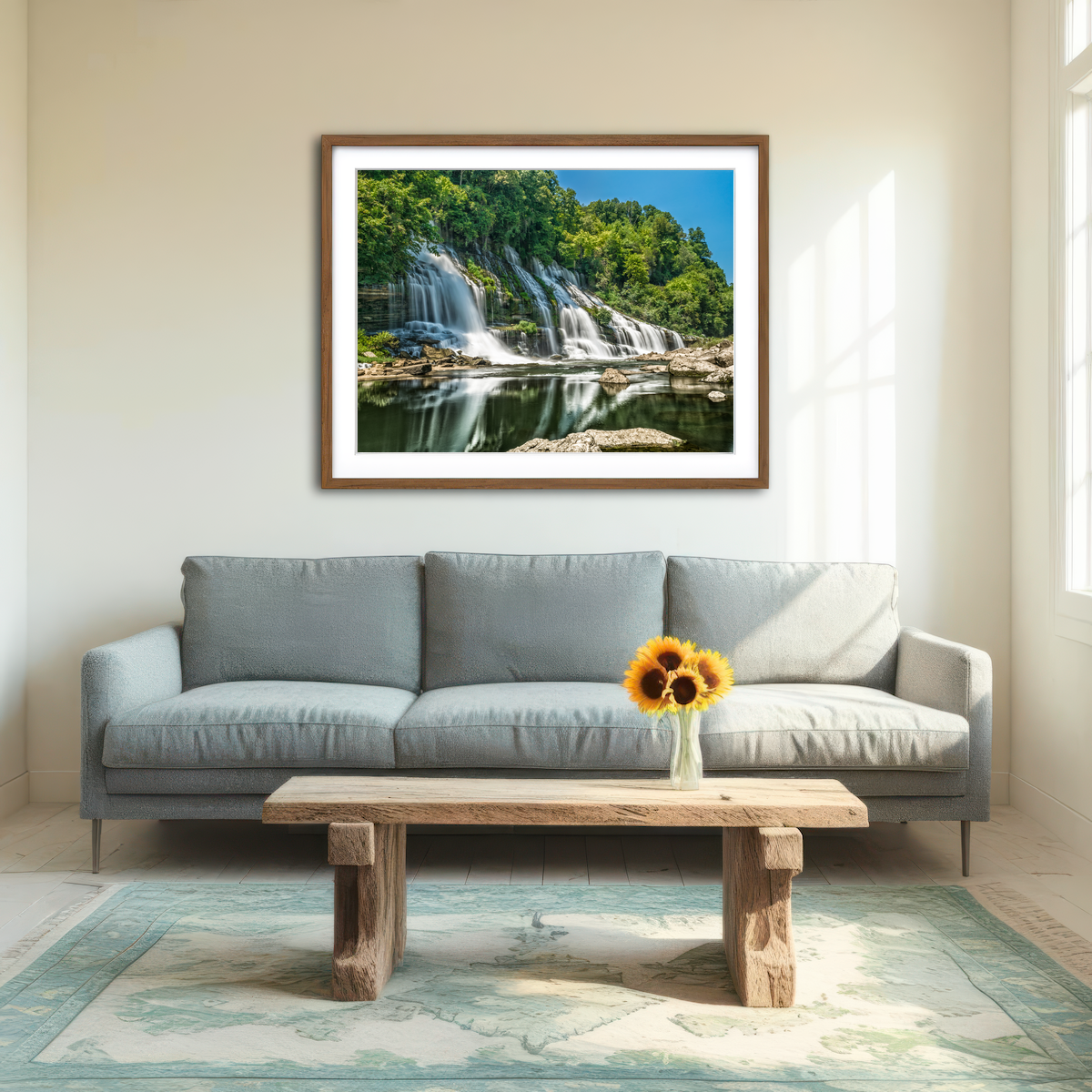 AUTO-MOCKUP ROOM | Twin Falls Wall Art