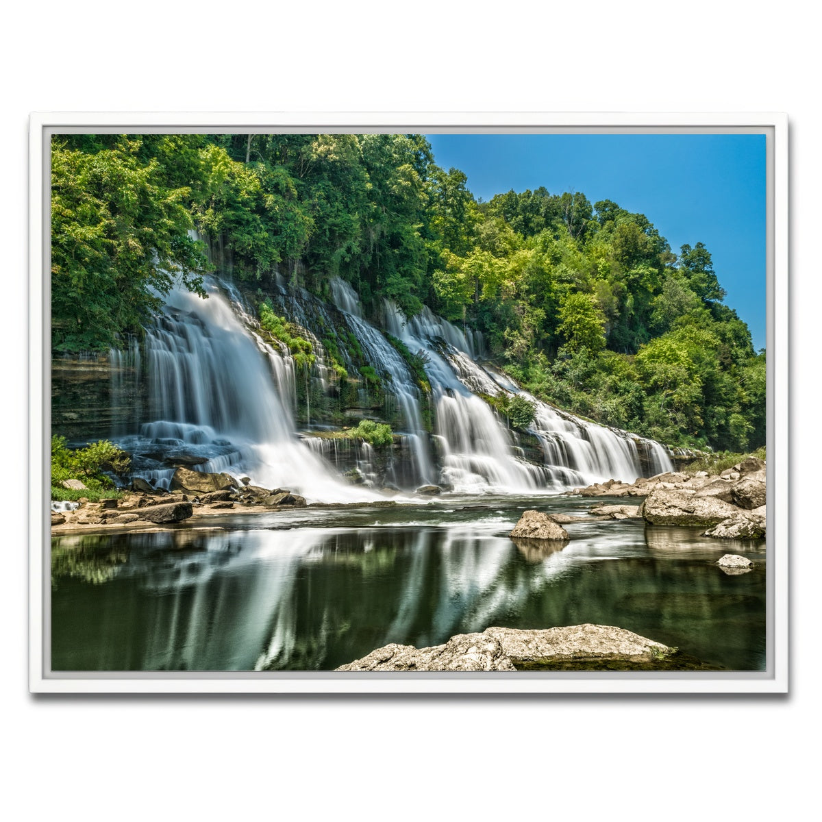AUTO-MOCKUP WHITE | Twin Falls | 1 Piece | White Framed Canvas | group=4x3