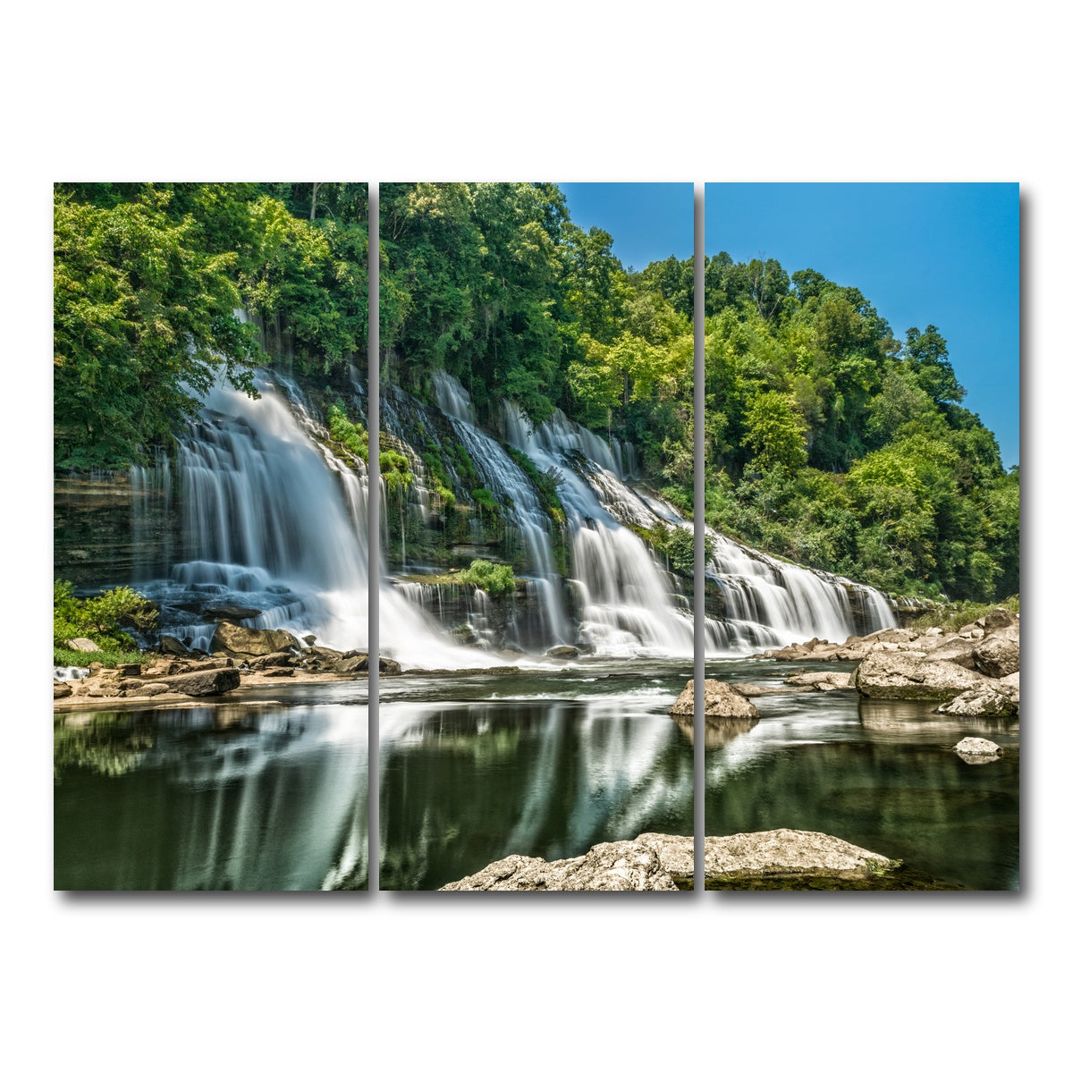 AUTO-MOCKUP WHITE | Twin Falls | 3 Piece | Gallery Wrap Canvas | group=8x18