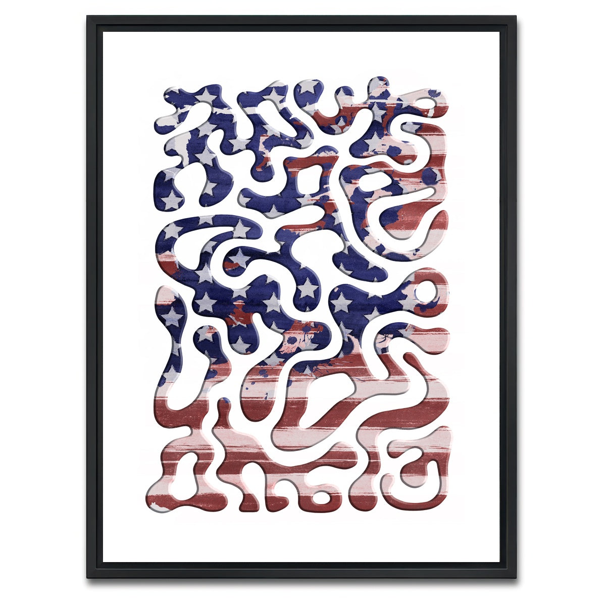 AUTO-MOCKUP WHITE | Twisted Beats No. 10.17 - Festival | 1 Piece | Black Framed Canvas | group=3x4