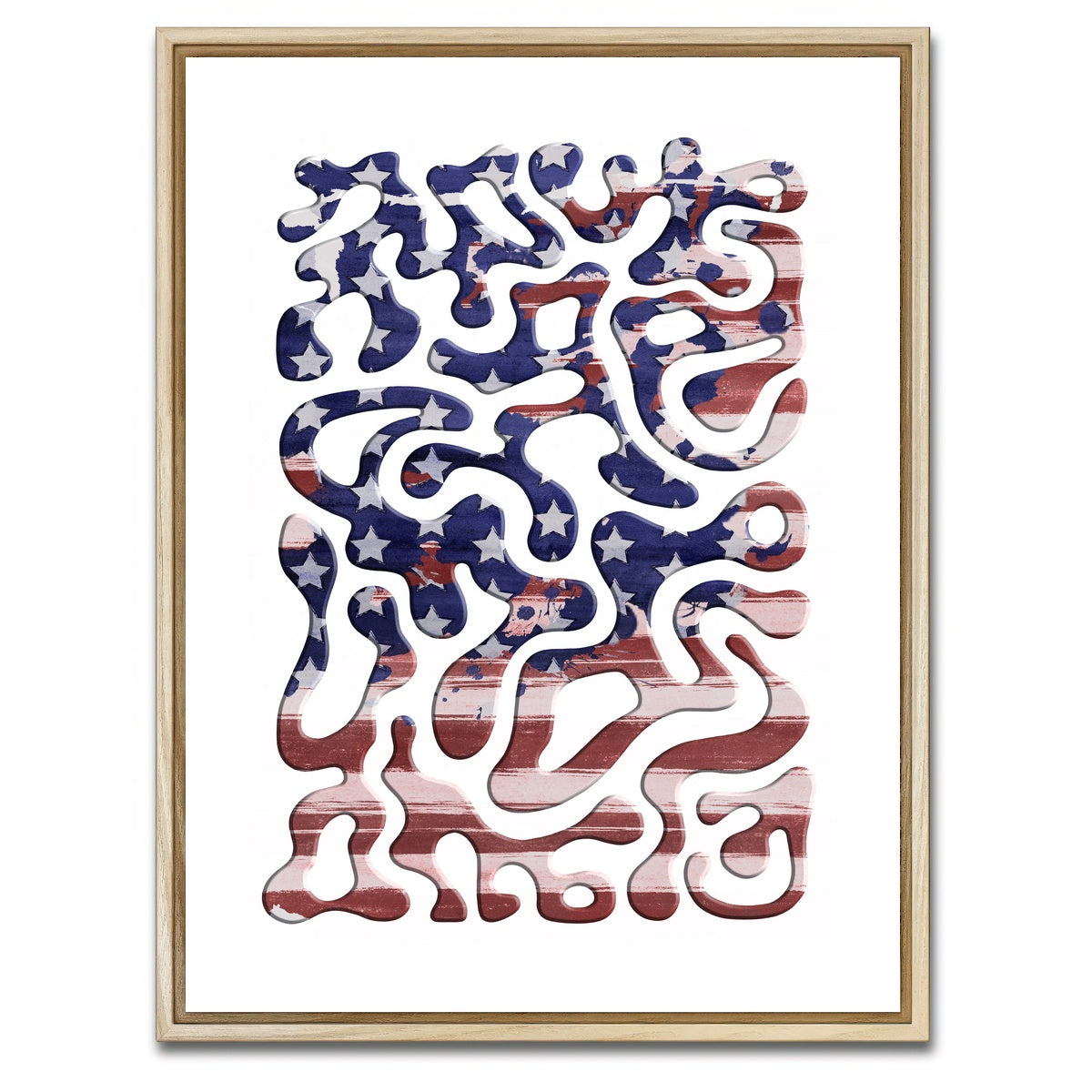 AUTO-MOCKUP WHITE | Twisted Beats No. 10.17 - Festival | 1 Piece | Natural Framed Canvas | group=3x4