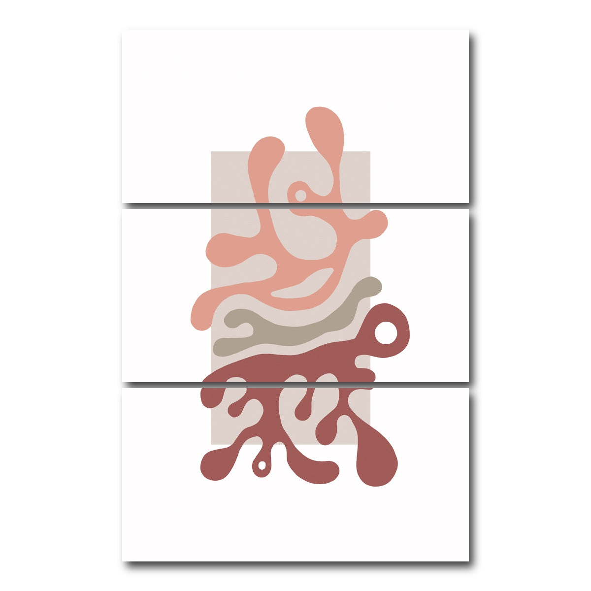 AUTO-MOCKUP WHITE | Twisted Beats No. 1 - The Beginning | 3 Piece | Gallery Wrap Canvas | group=12x24_stacked