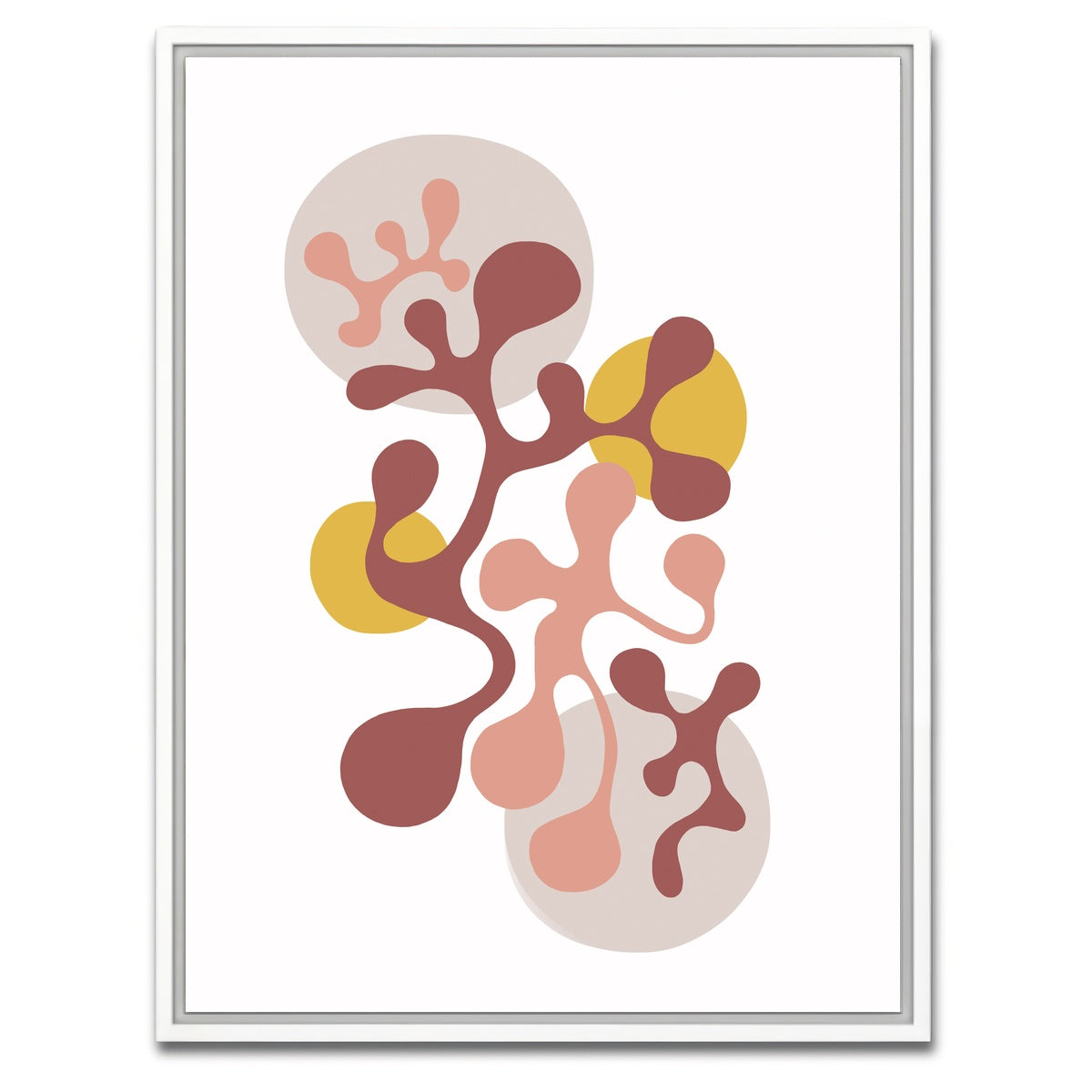 AUTO-MOCKUP WHITE | Twisted Beats No. 2 - Funky Seventies | 1 Piece | White Framed Canvas | group=3x4