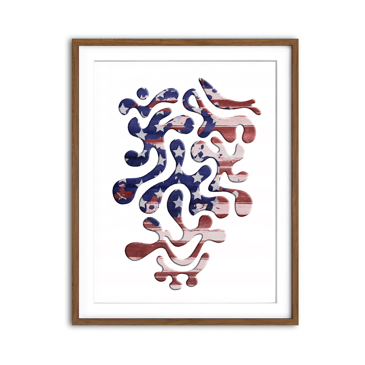 Framed Print 3x4 Walnut