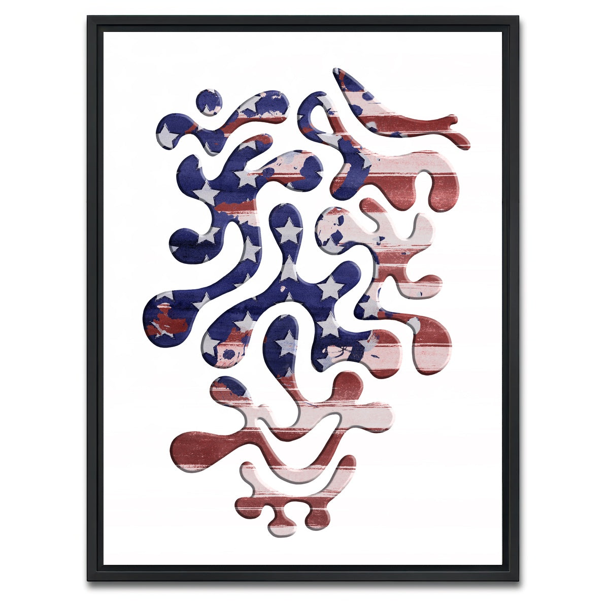 AUTO-MOCKUP WHITE | Twisted Beats No. 5.17 - The Rising | 1 Piece | Black Framed Canvas | group=3x4