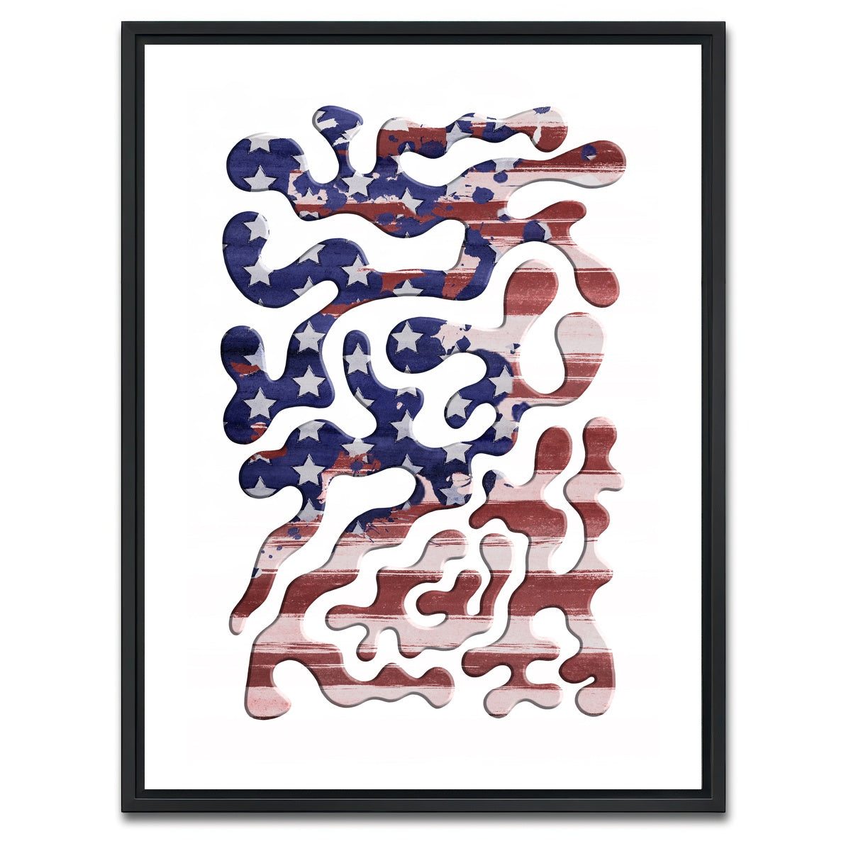 AUTO-MOCKUP WHITE | Twisted Beats No. 6.17 - Happy | 1 Piece | Black Framed Canvas | group=3x4