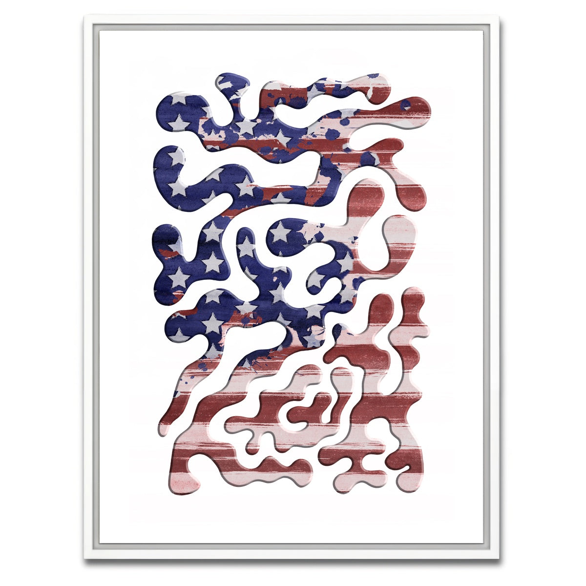 AUTO-MOCKUP WHITE | Twisted Beats No. 6.17 - Happy | 1 Piece | White Framed Canvas | group=3x4