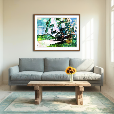 AUTO-MOCKUP ROOM | Twister Wall Art