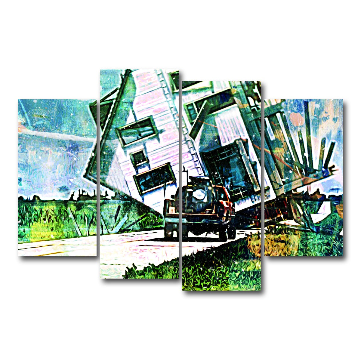 AUTO-MOCKUP WHITE | Twister | 4 Piece | Gallery Wrap Canvas | group=4_short