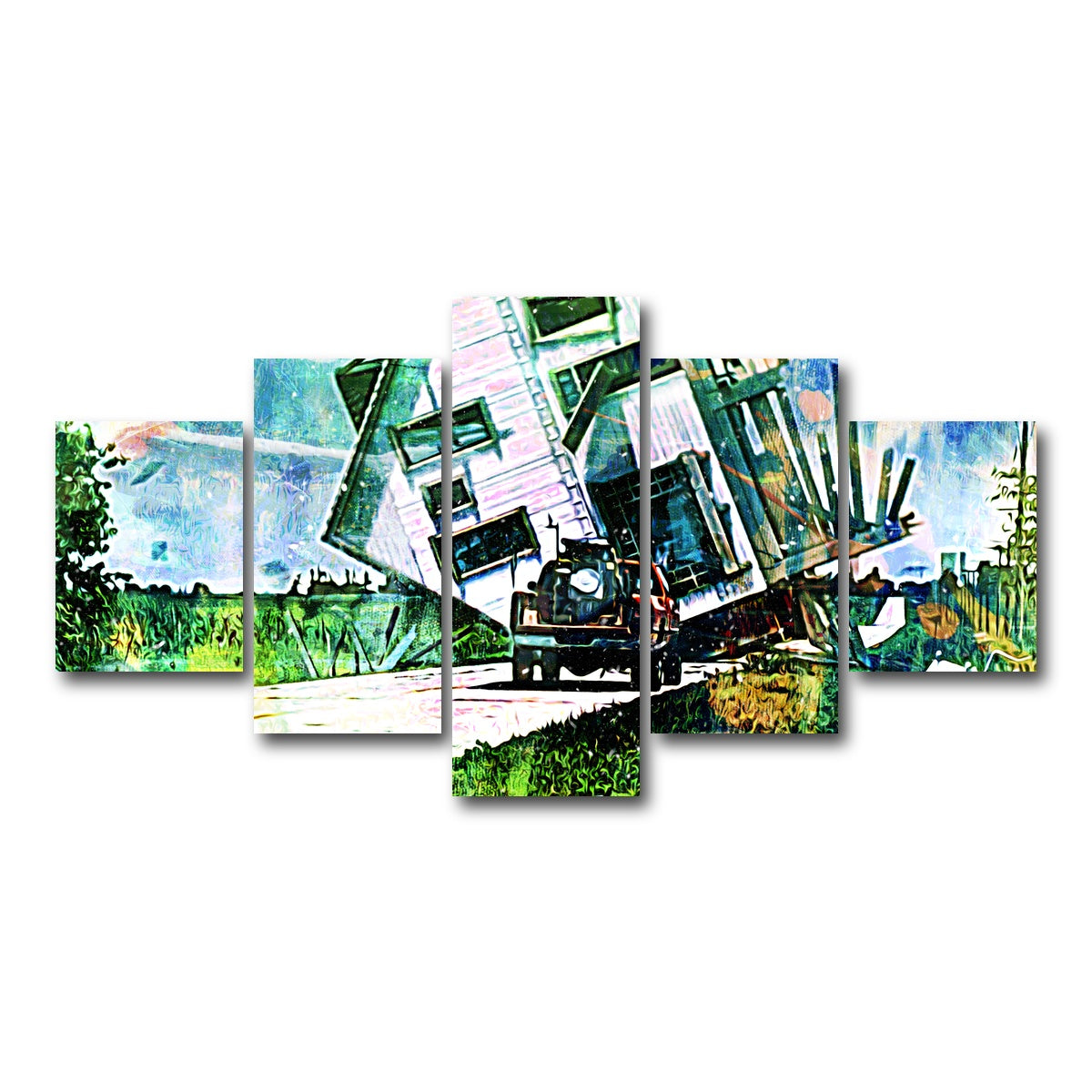 AUTO-MOCKUP WHITE | Twister | 5 Piece | Gallery Wrap Canvas | group=5_short