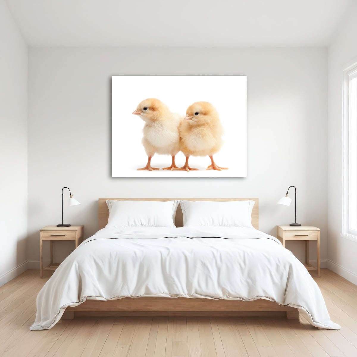 AUTO-MOCKUP ROOM | Two Baby Chickens