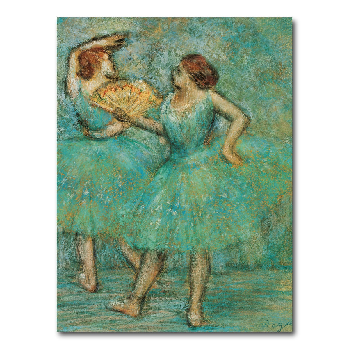 AUTO-MOCKUP WHITE | Two Dancers | 1 Piece | Gallery Wrap Canvas | group=3x4