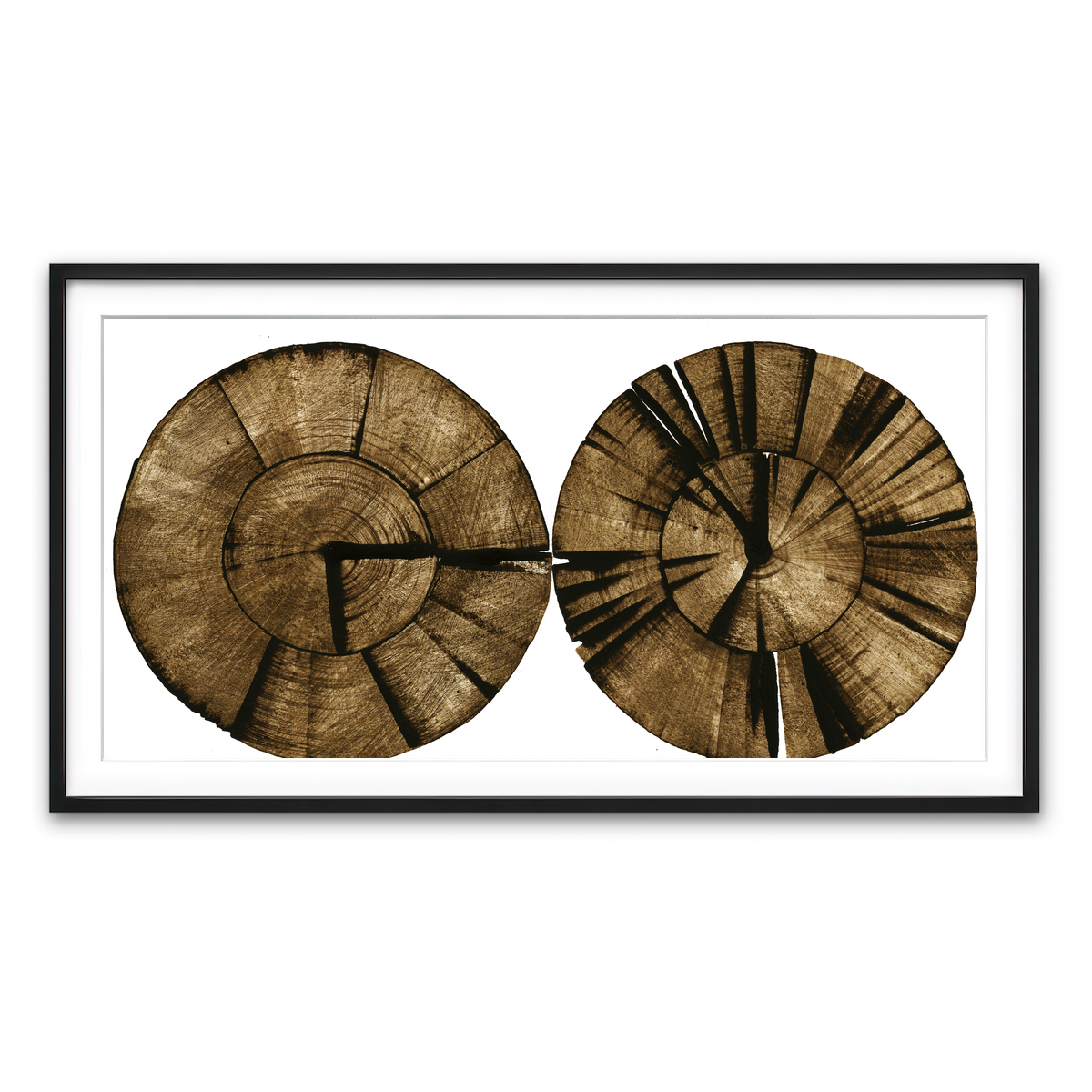 Framed Print 2x1 Black