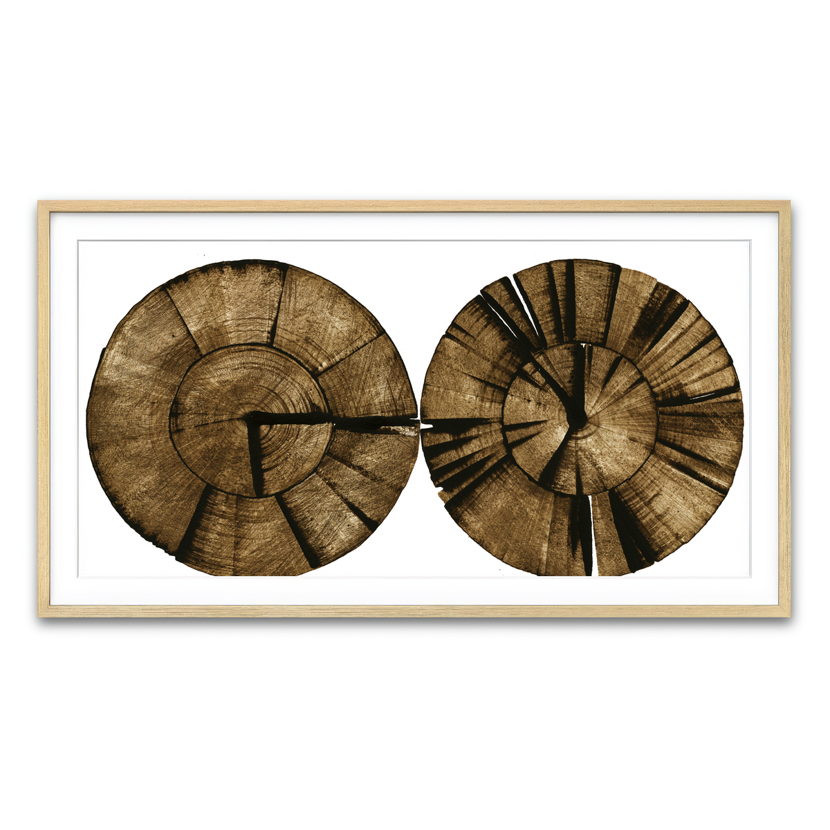 Framed Print 2x1 Natural