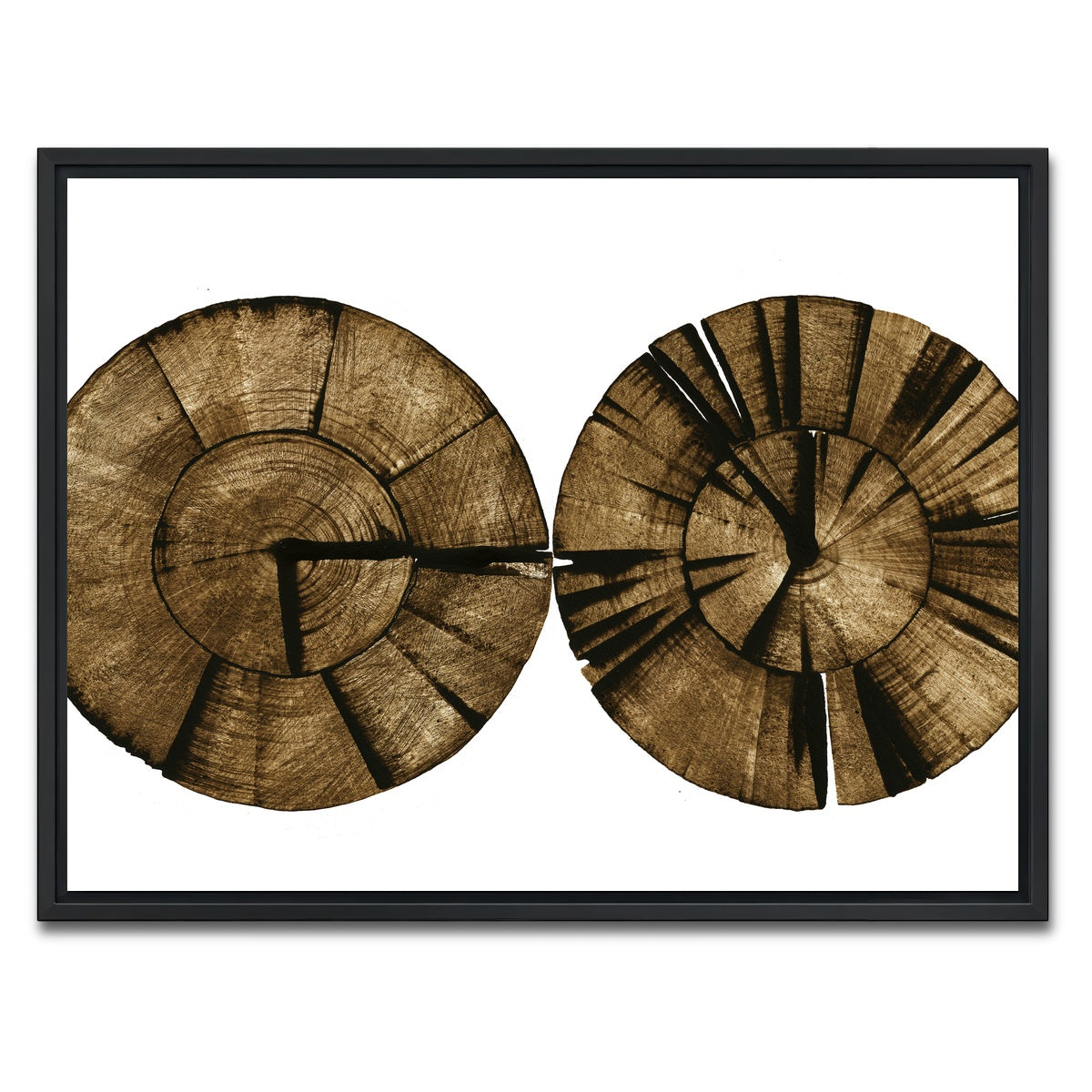 AUTO-MOCKUP WHITE | Two Stumps | 1 Piece | Black Framed Canvas | group=4x3