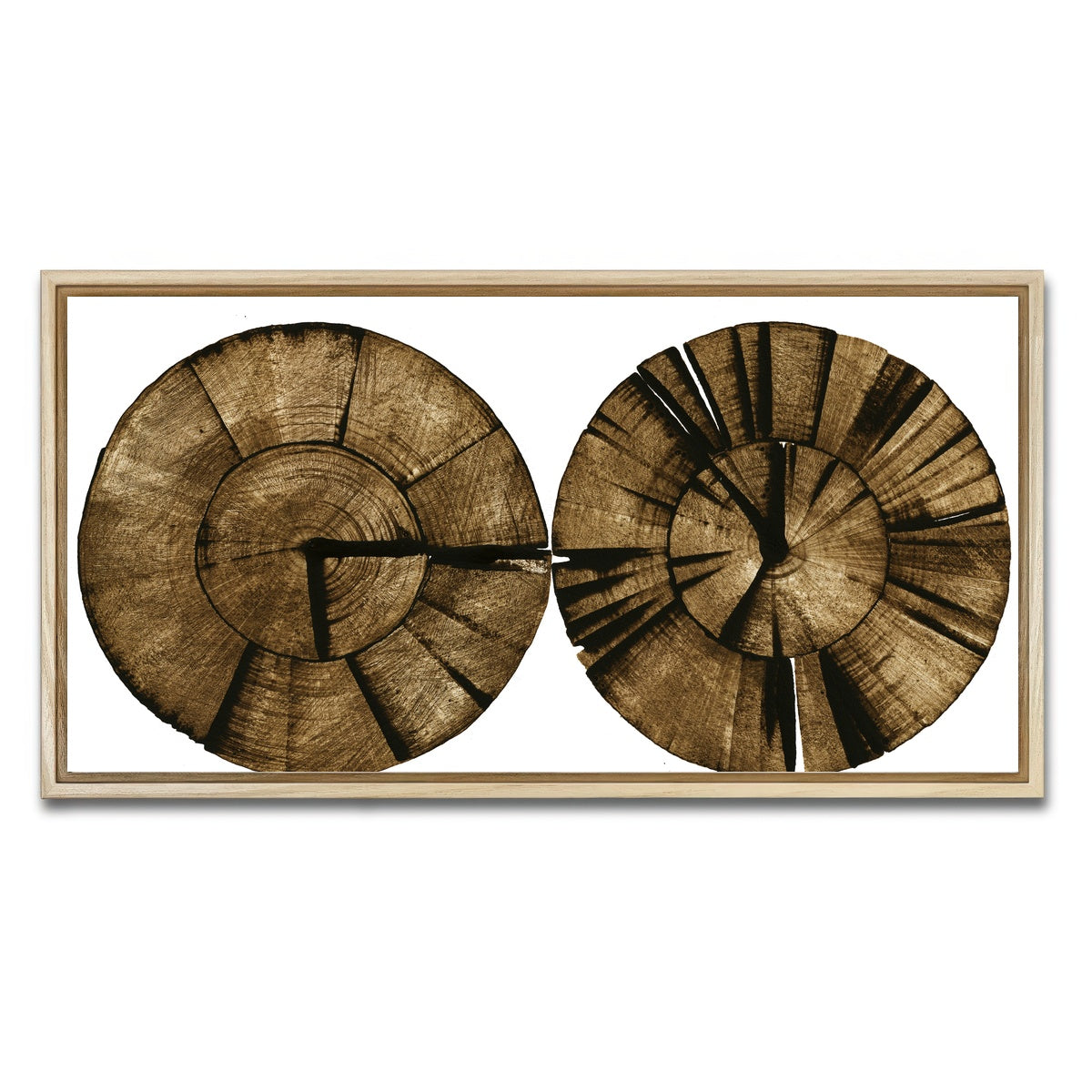 AUTO-MOCKUP WHITE | Two Stumps | 1 Piece | Natural Framed Canvas | group=2x1