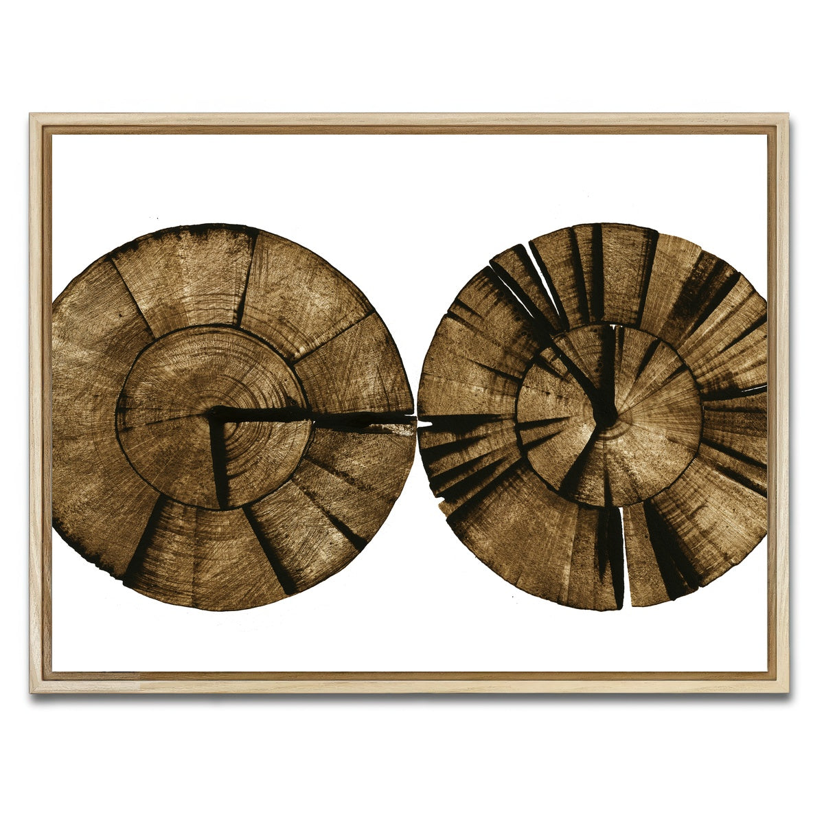 AUTO-MOCKUP WHITE | Two Stumps | 1 Piece | Natural Framed Canvas | group=4x3