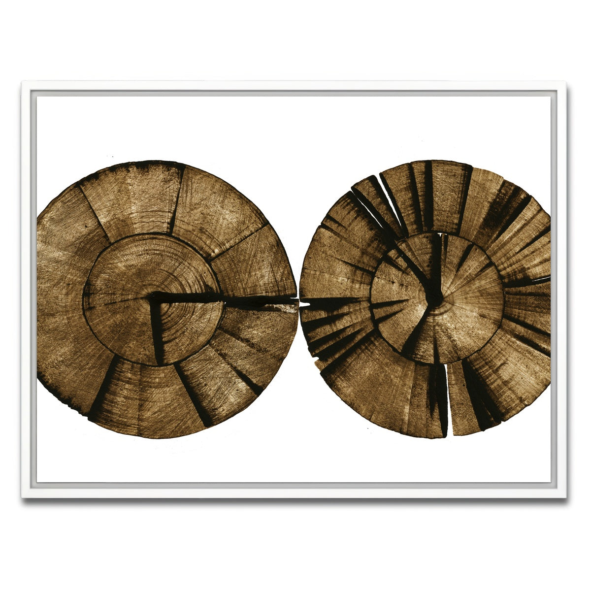 AUTO-MOCKUP WHITE | Two Stumps | 1 Piece | White Framed Canvas | group=4x3