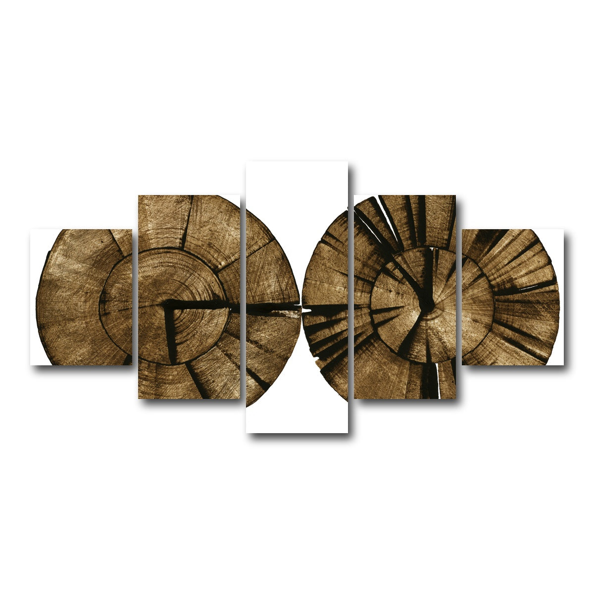 AUTO-MOCKUP WHITE | Two Stumps | 5 Piece | Gallery Wrap Canvas | group=5_short
