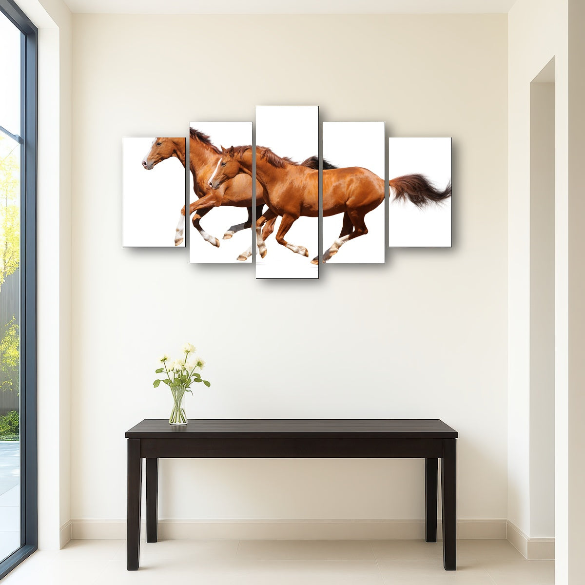 AUTO-MOCKUP ROOM | Two sorrel horses