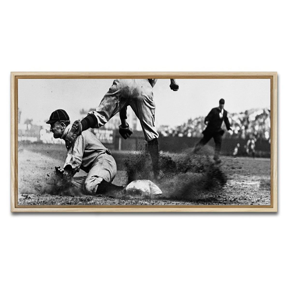 AUTO-MOCKUP WHITE | Ty Cobb | 1 Piece | Natural Framed Canvas | group=2x1
