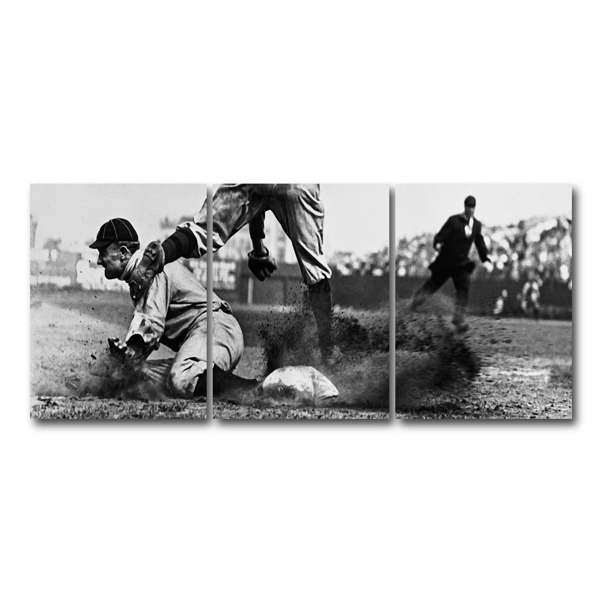 AUTO-MOCKUP WHITE | Ty Cobb | 3 Piece | Gallery Wrap Canvas | group=18x24