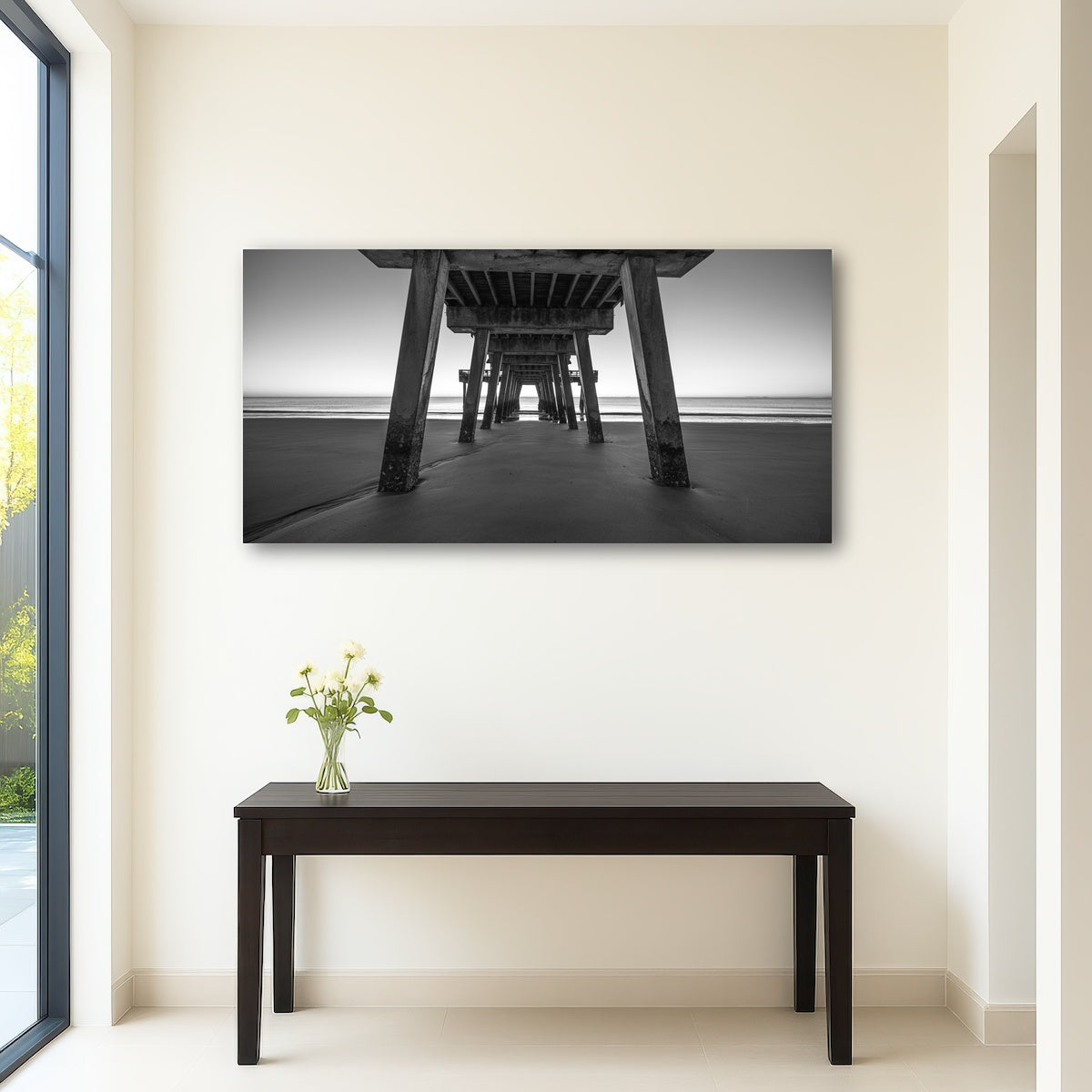 AUTO-MOCKUP ROOM | Tybee Island Black & White