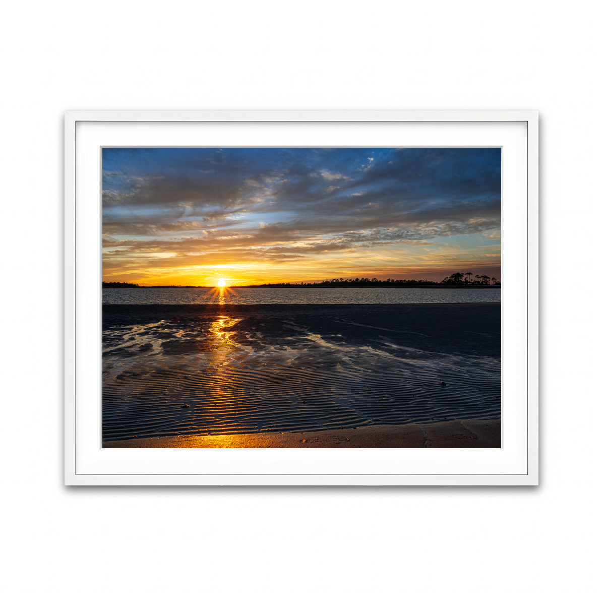 Framed Print 4x3 White