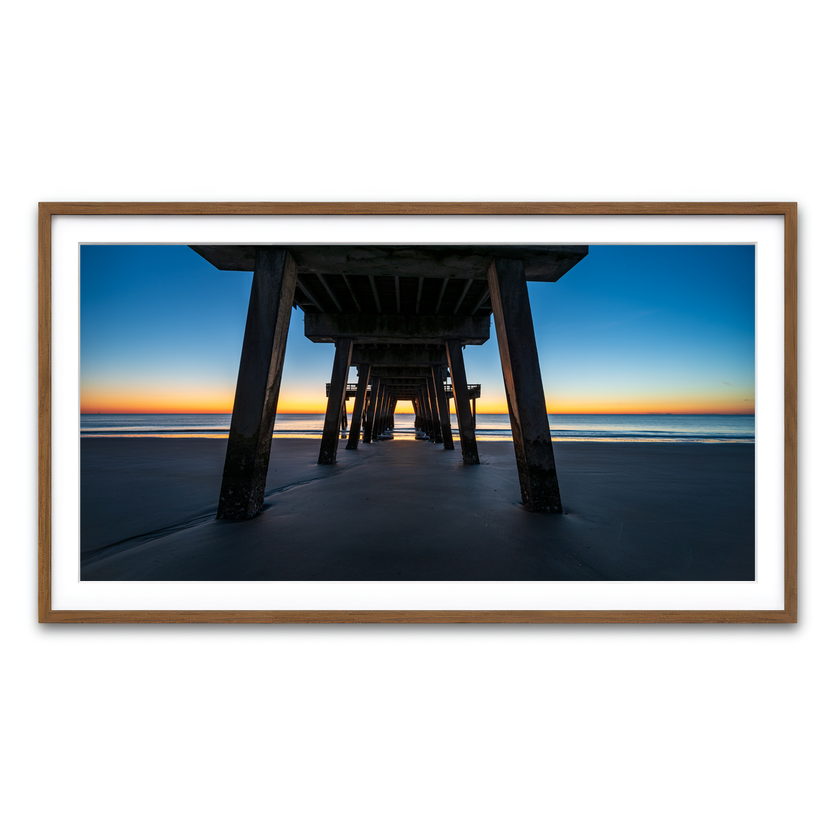 Framed Print 2x1 Walnut