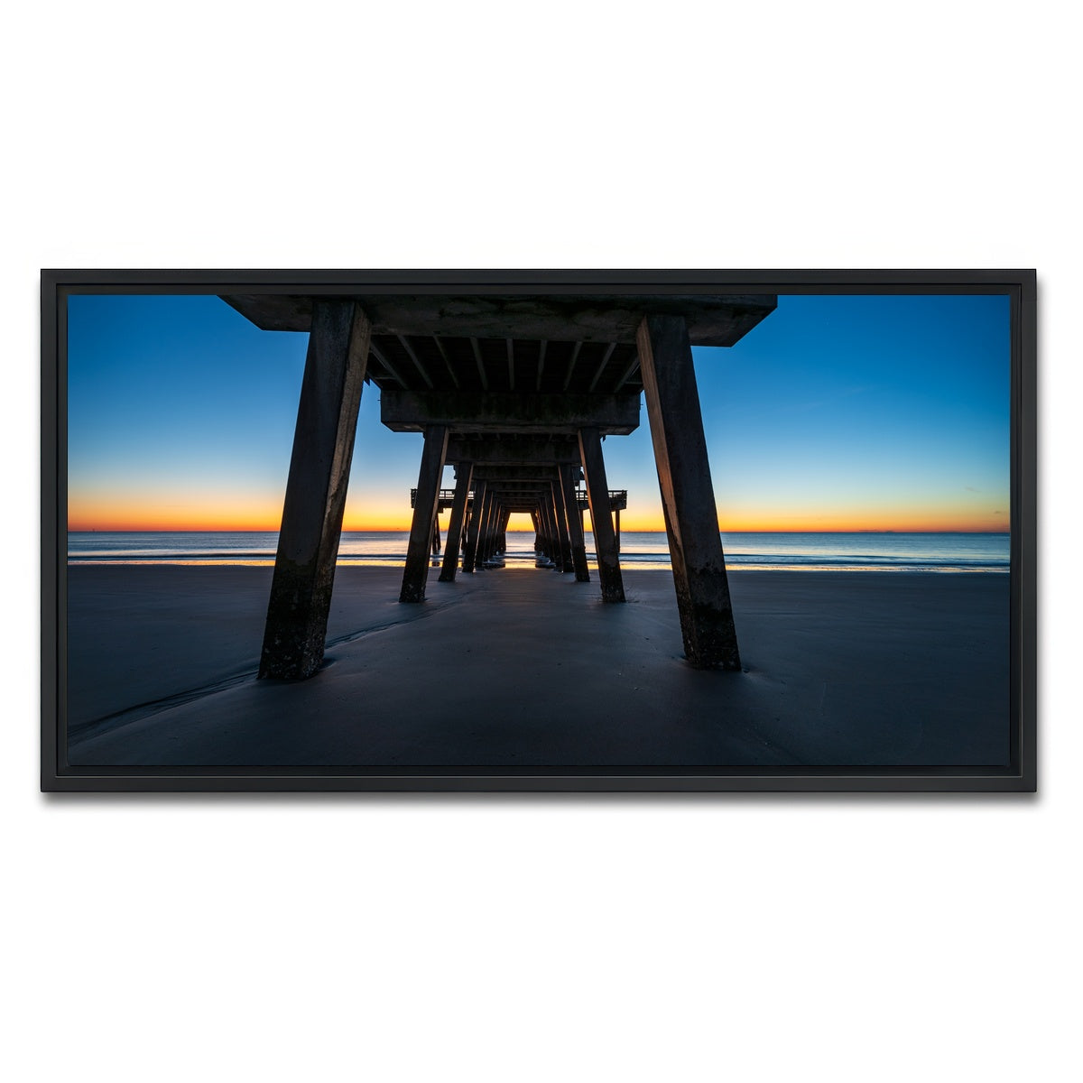 AUTO-MOCKUP WHITE | Tybee Island | 1 Piece | Black Framed Canvas | group=2x1