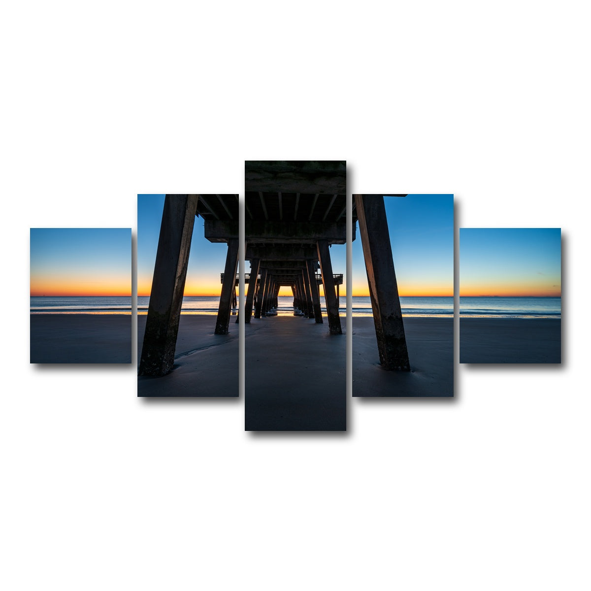 AUTO-MOCKUP WHITE | Tybee Island | 5 Piece | Gallery Wrap Canvas | group=5_short