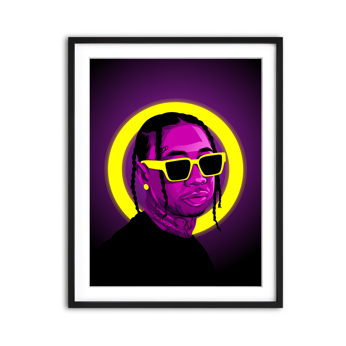 Framed Print 3x4 Black