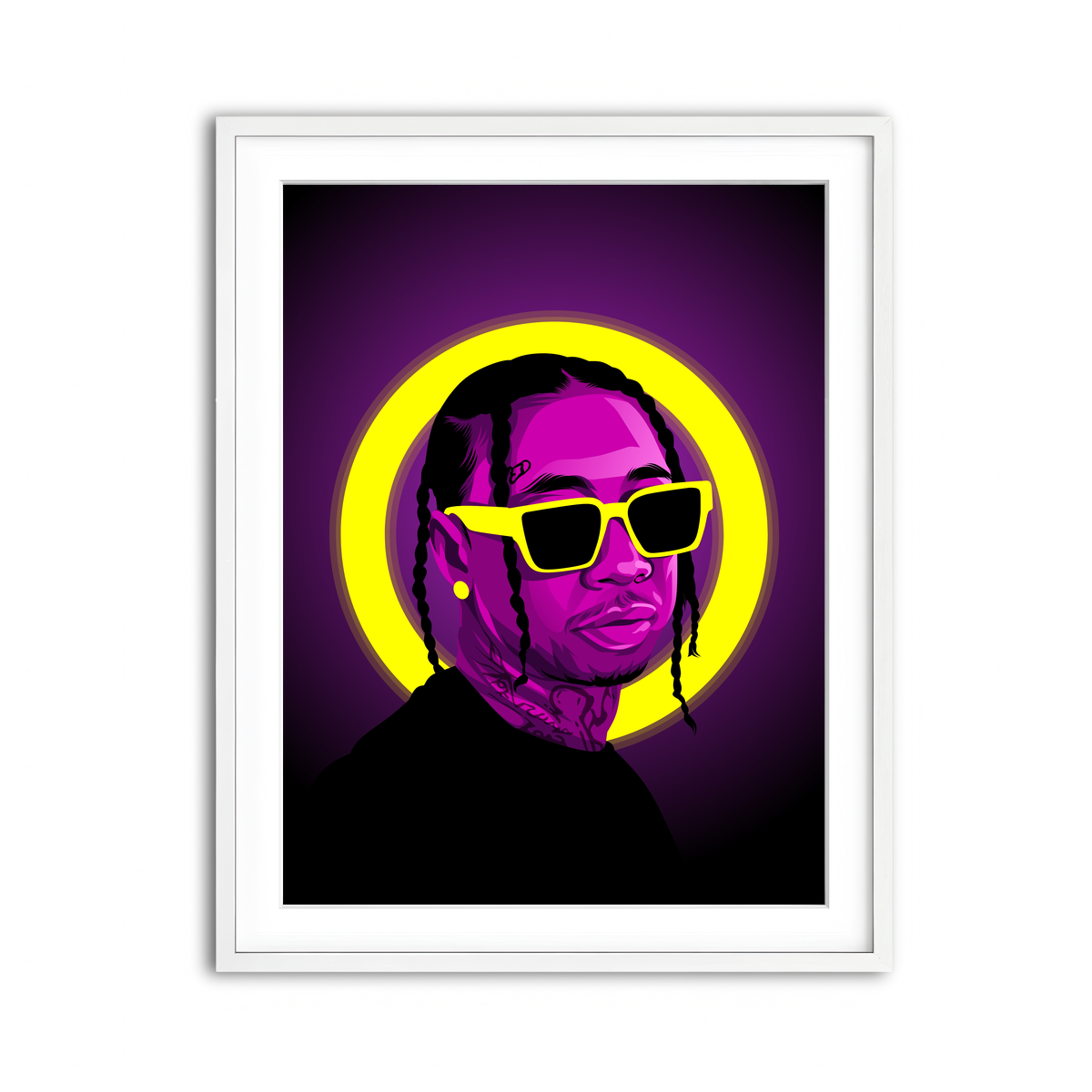 Framed Print 3x4 White