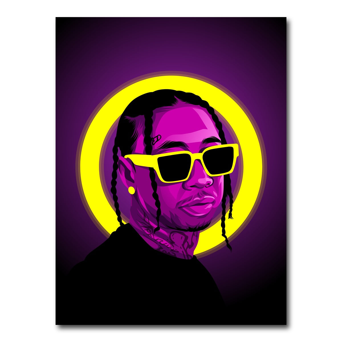 AUTO-MOCKUP WHITE | Tyga | 1 Piece | Gallery Wrap Canvas | group=3x4