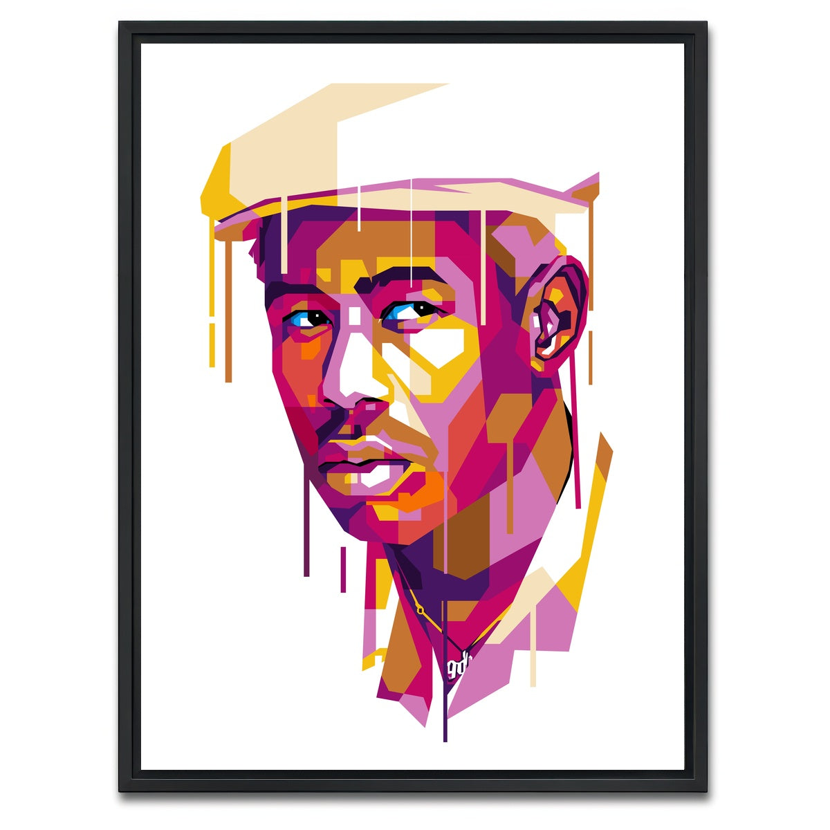 AUTO-MOCKUP WHITE | Tyler Drip | 1 Piece | Black Framed Canvas | group=3x4