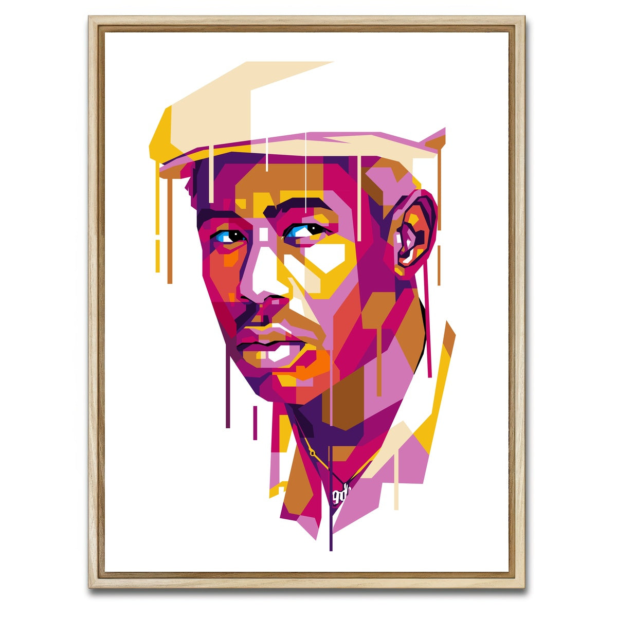 AUTO-MOCKUP WHITE | Tyler Drip | 1 Piece | Natural Framed Canvas | group=3x4