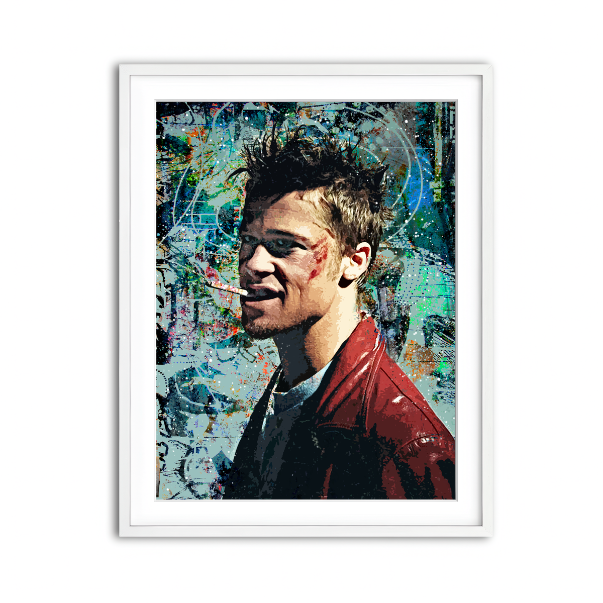 Framed Print 3x4 White