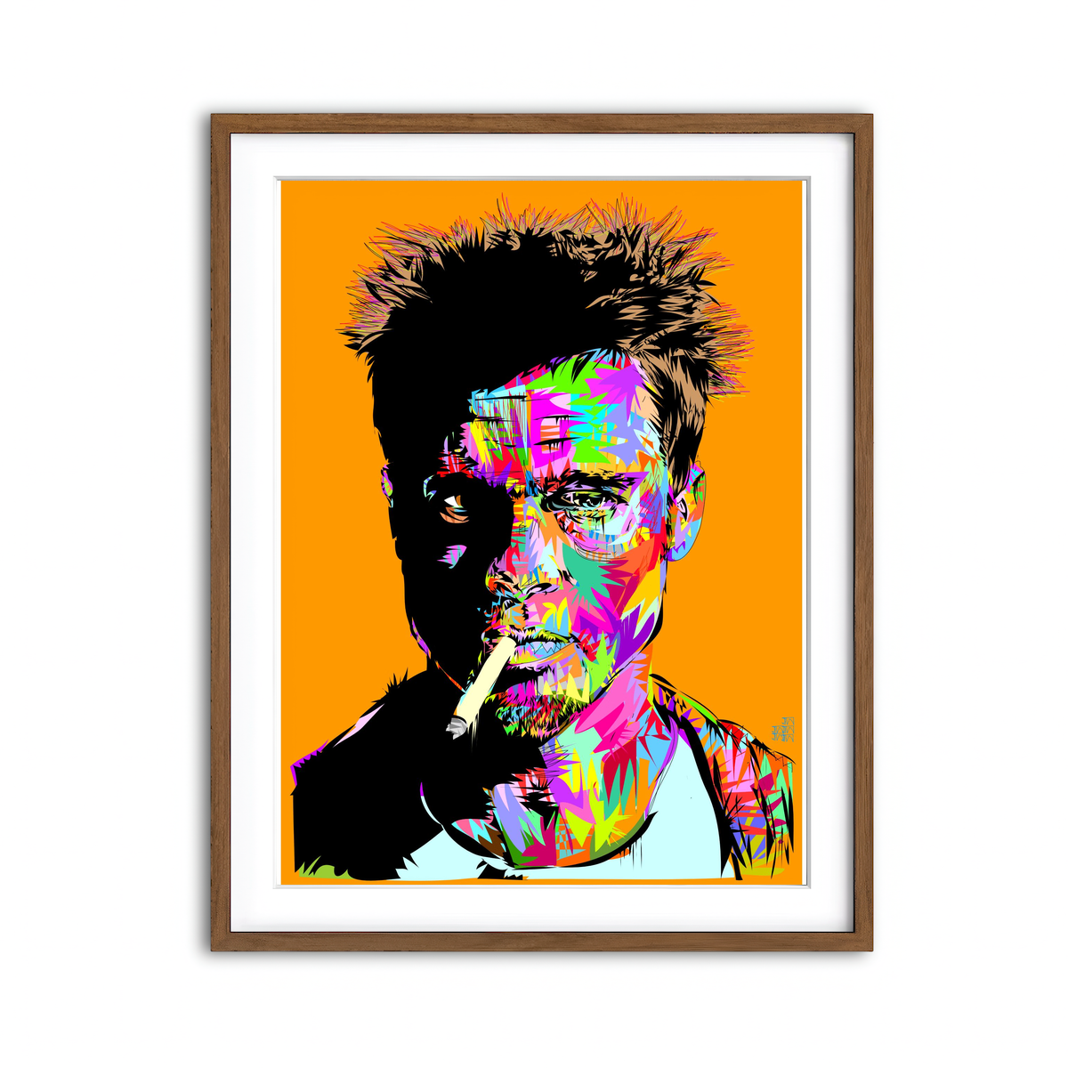 Framed Print 3x4 Walnut