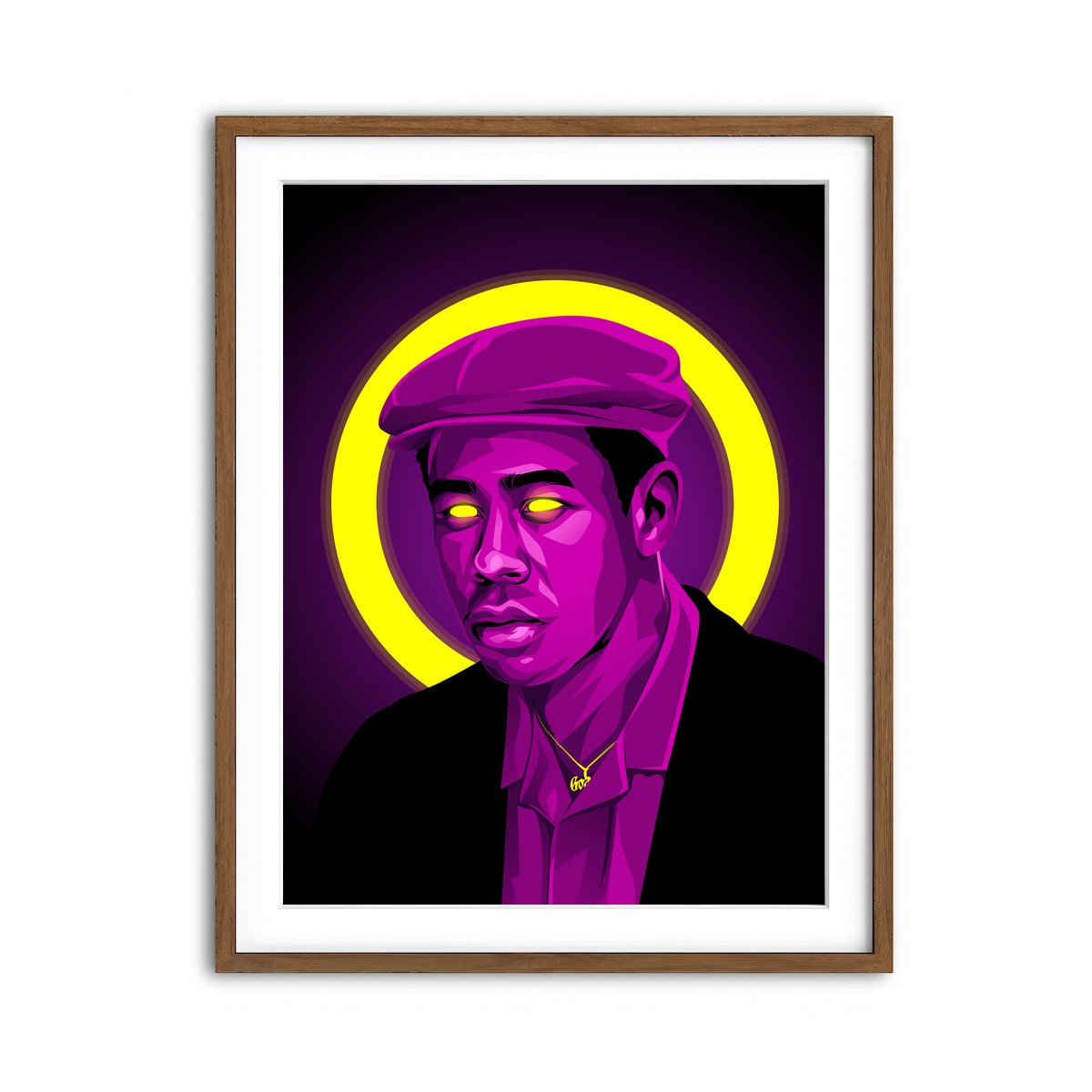 Framed Print 3x4 Walnut