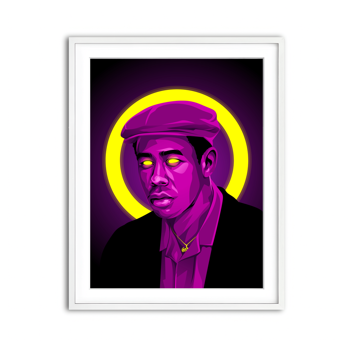 Framed Print 3x4 White