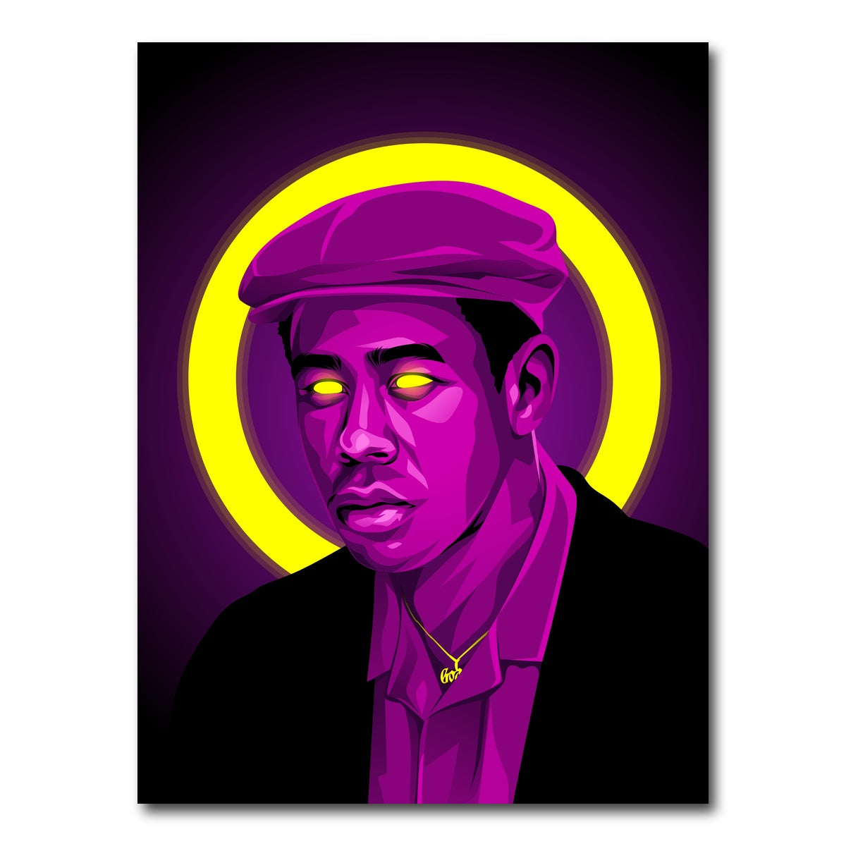 AUTO-MOCKUP WHITE | Tyler the creator | 1 Piece | Gallery Wrap Canvas | group=3x4